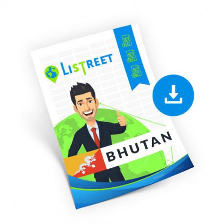 Bhutan, Regionsliste, bedste fil