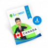 Canada, liste complète, meilleur fichier