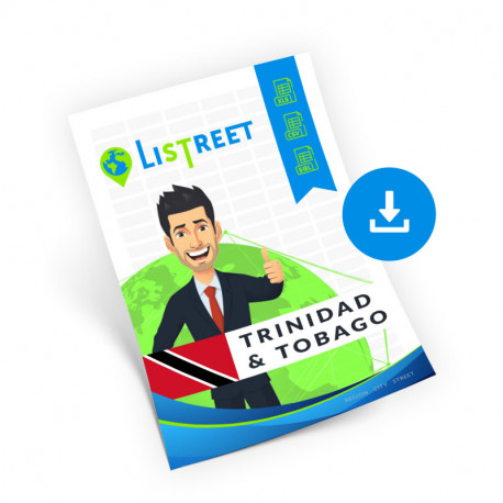 Trinidad & Tobago, Complete street list, best file