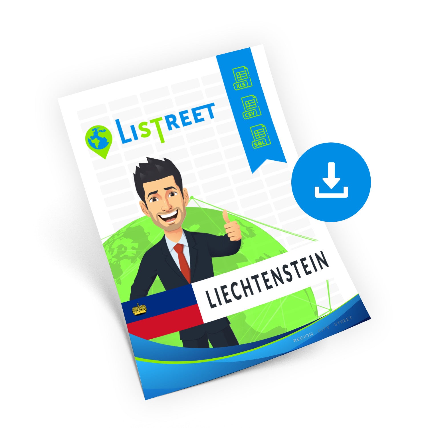 Liechtenstein, Regionsliste, beste Datei