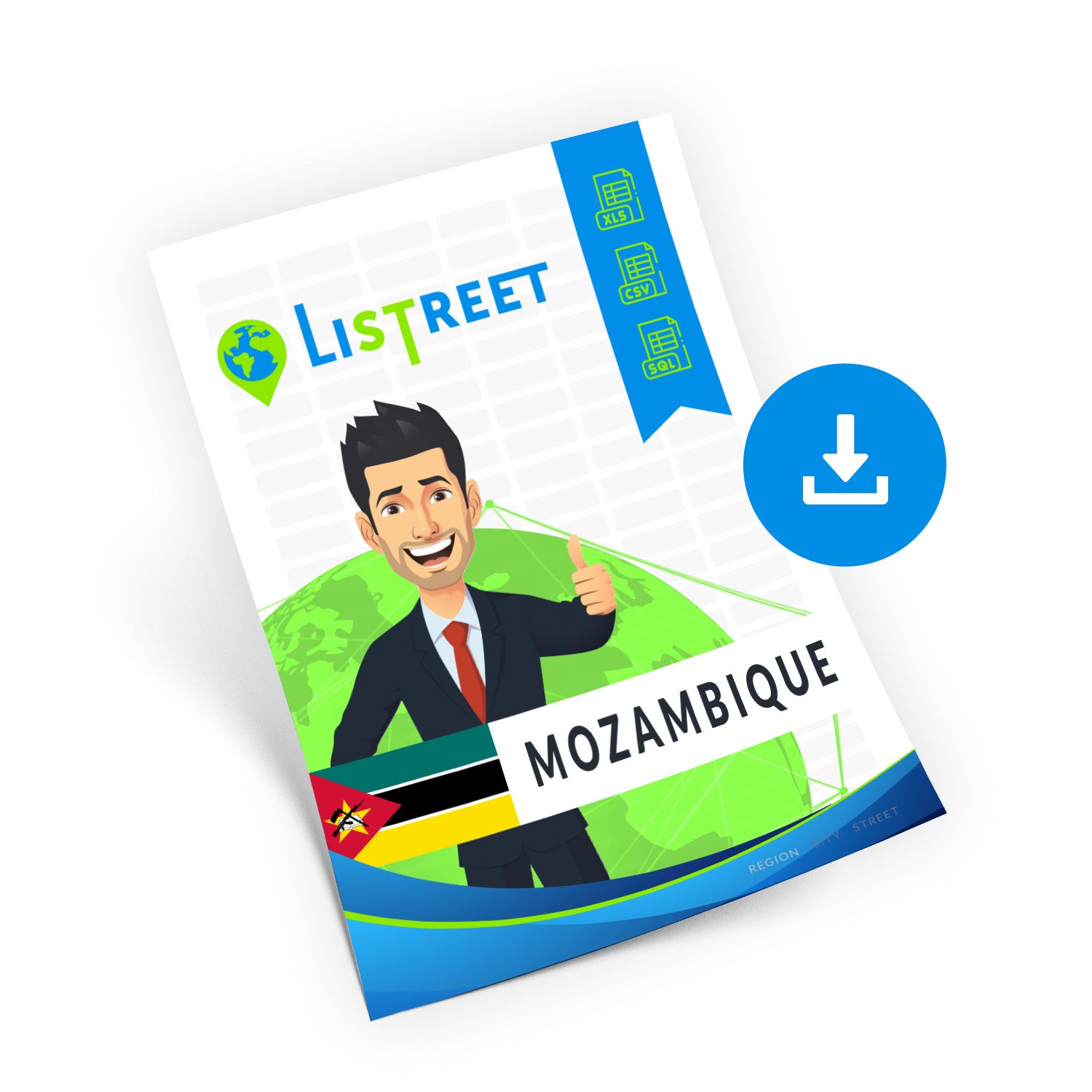 Mosambik, Regionsliste, beste Datei