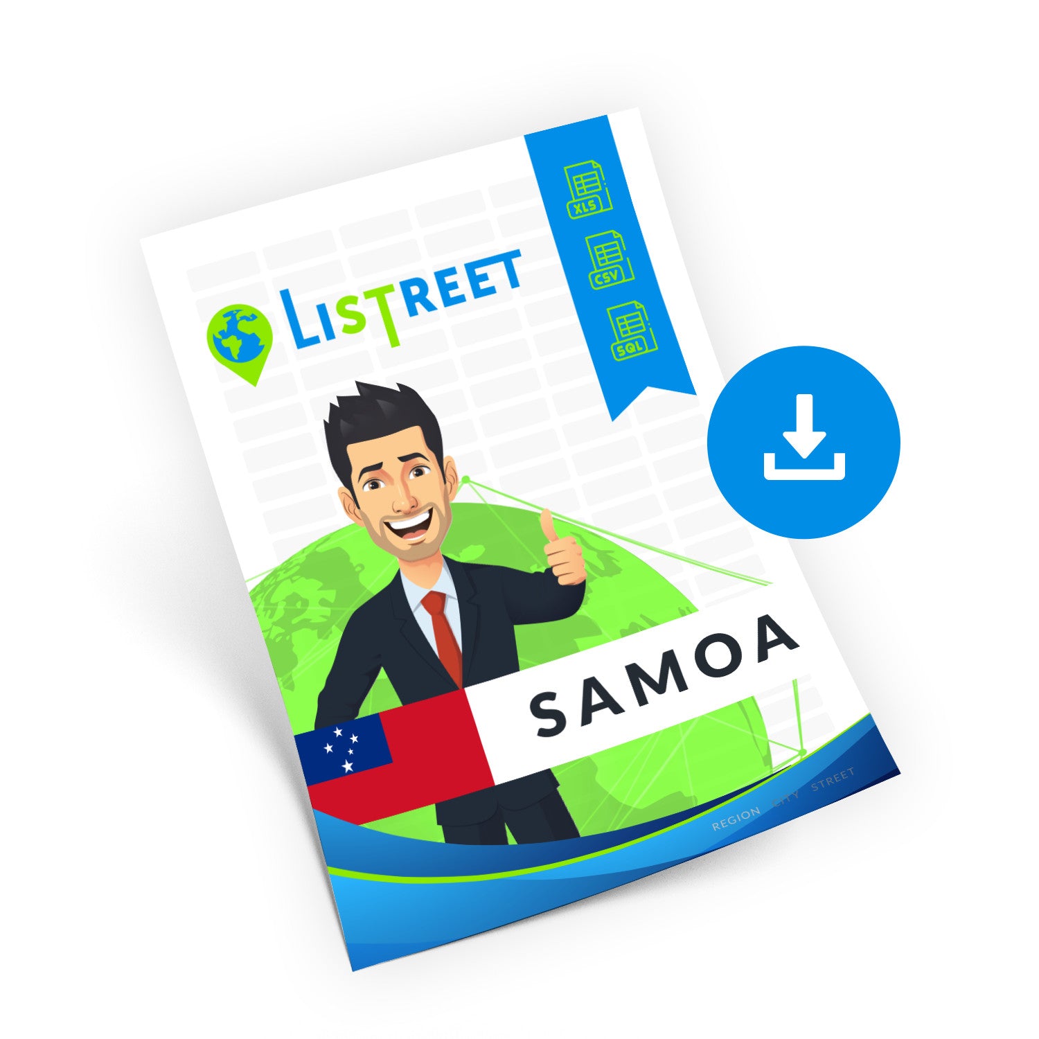 Samoa, Regionsliste, beste Datei