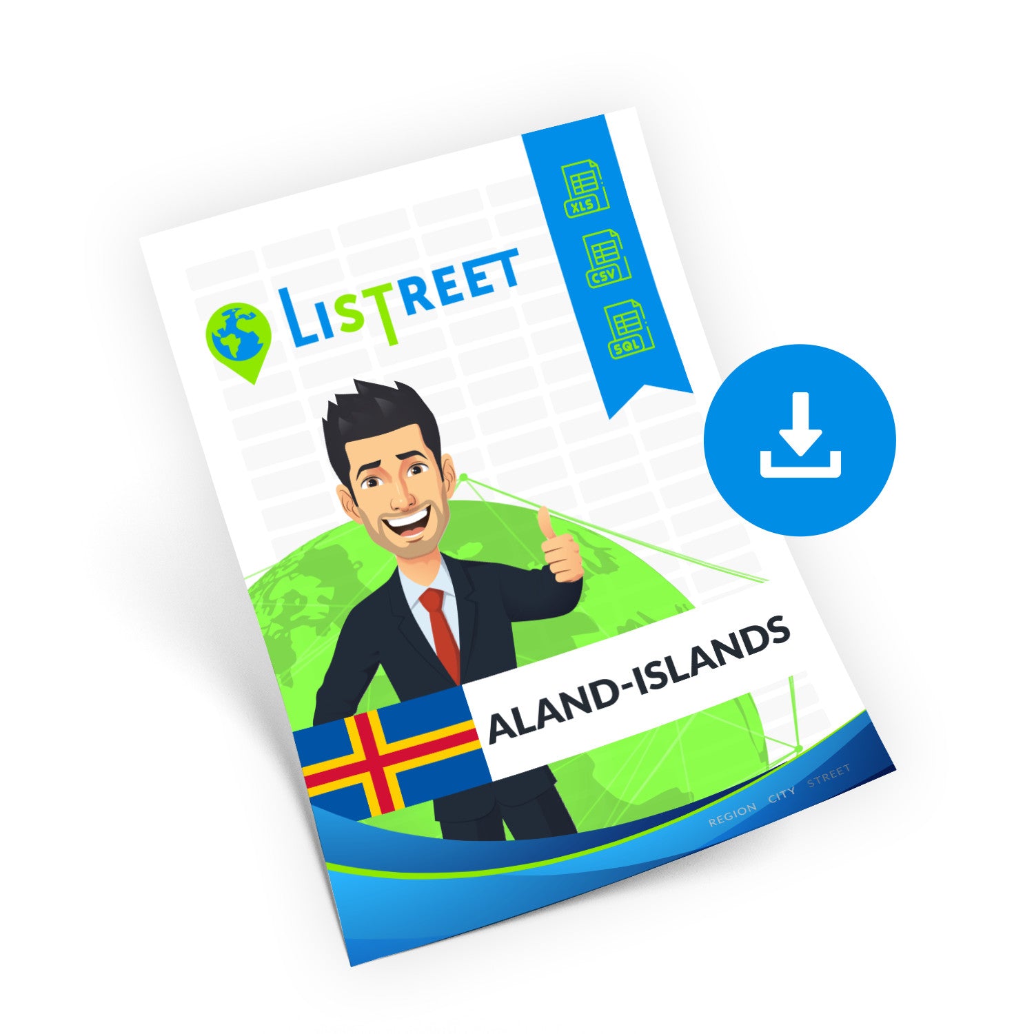 Aland Islands, Standortdatenbank, beste Datei