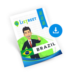 Braziliaanse Straten, Postcodes & Adresgegevens - CSV, Excel, SQL, XML