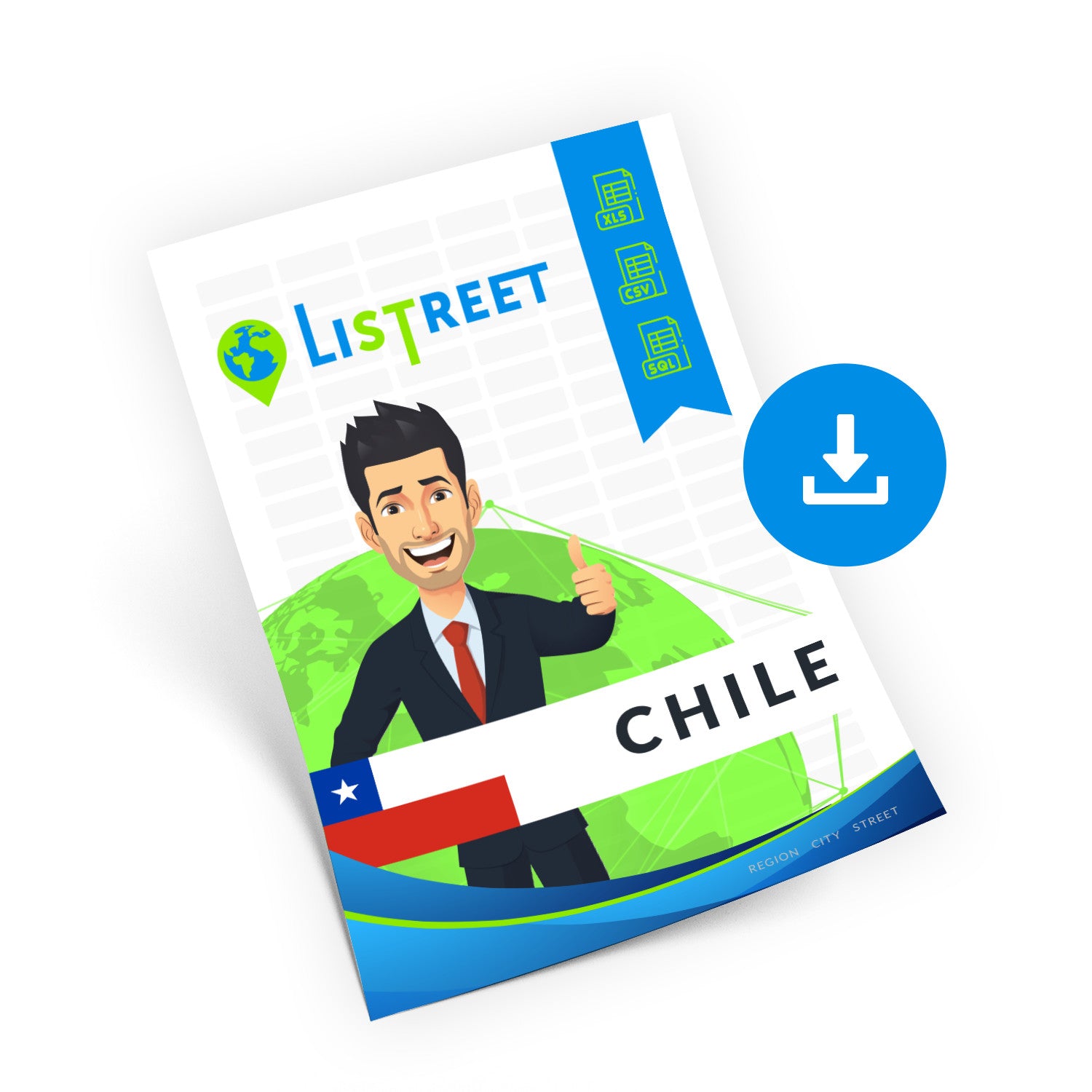 Chile, vollständige Liste, beste Datei