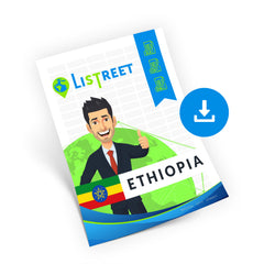 Ethiopische Straten, Postcodes & Adresgegevens - CSV, Excel, SQL, XML