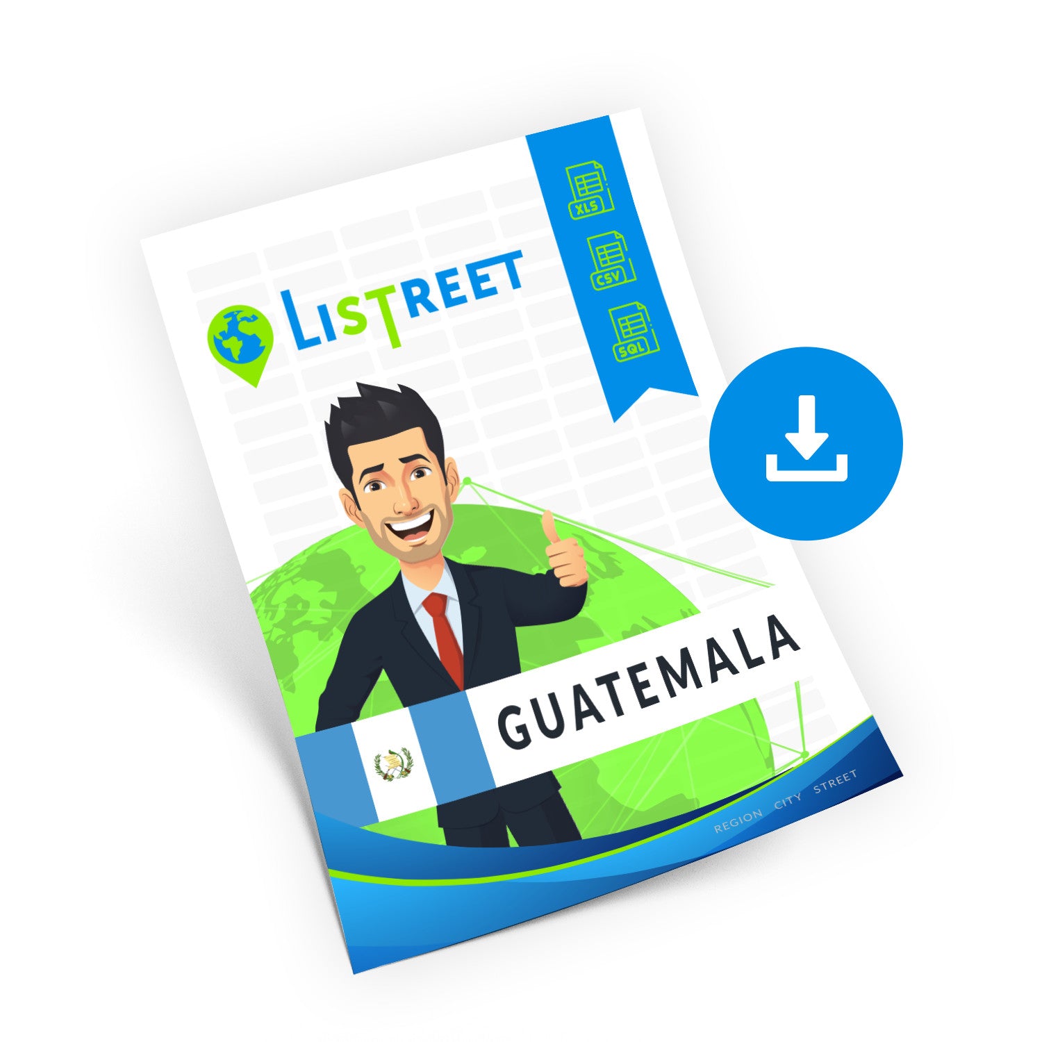 Guatemala, vollständige Liste, beste Datei