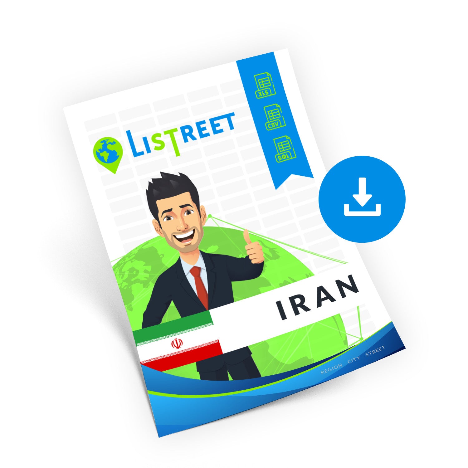 Iran, vollständige Liste, beste Datei