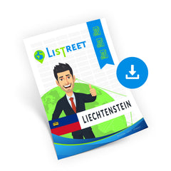 Straatnamen, postcodes en adresgegevens van Liechtenstein - CSV, Excel, SQL, XML