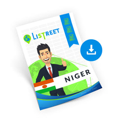 Niger Straten, Postcodes en Adresgegevens - CSV, Excel, SQL, XML