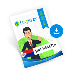 Straßen, Postleitzahlen & Adressdatenbank Sint Maarten - CSV, Excel, SQL, XML