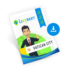 バチカン市国の郵便番号と住所データベース - CSV、Excel、SQL、XML