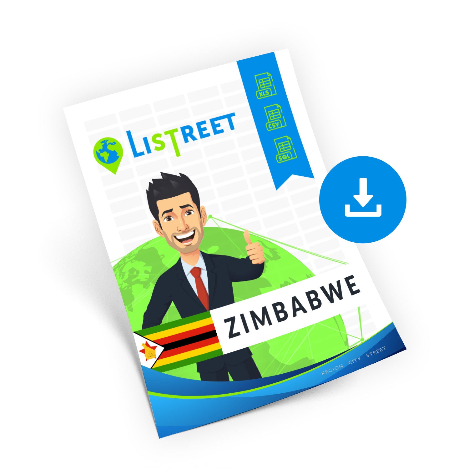 Zimbabwe, vollständige Liste, beste Datei